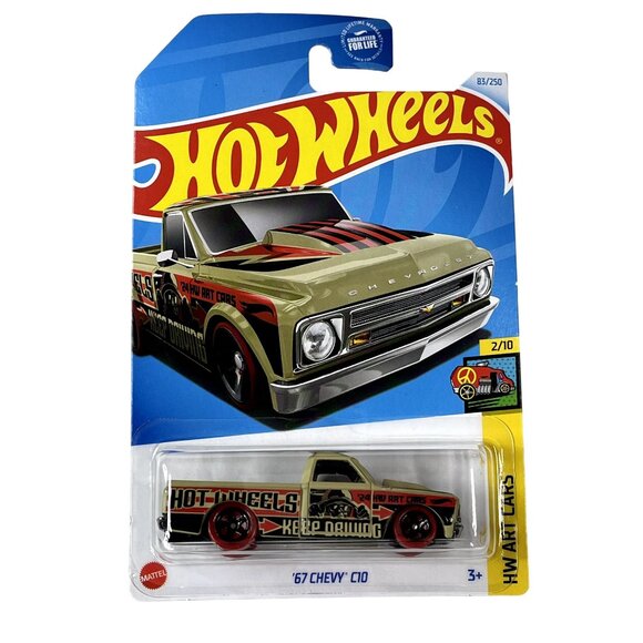 Hot Wheels '67 Chevy C10 Art Cars Keep Driving 2021 Diecast 1:64 - Picture 1 of 7